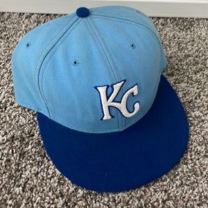 New Era fitted hat 7 5/8 Kansas City Royals
